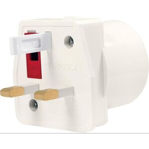 Travel Adapter Plug for Commonwealth - White